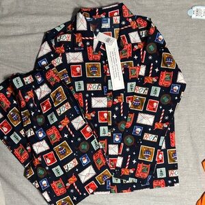 Old Navy Kids Christmas Print Pajama Set